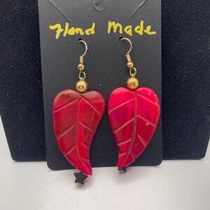 Jewelry: custom made acrylic earrings - drop style